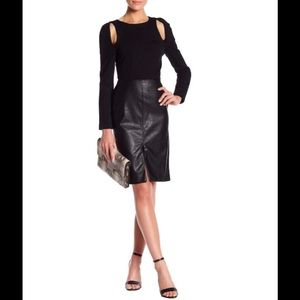 Cheap Monday Faux leather pencil skirt